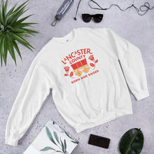 Load image into Gallery viewer, Lancaster County Born and Raised Sweatshirt - The Pennsylvania T-Shirt Company